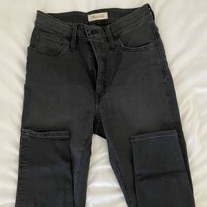 Madewell Roadtripper Black Denim